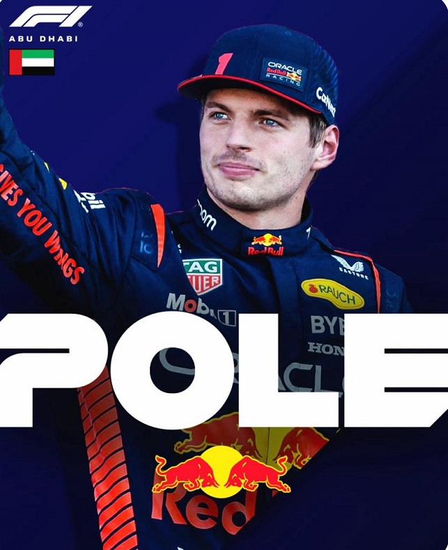 Max Verstappen Leva A Pole Do Gp De Abu Dhabi De F1 Diário Do Rio Claro 8048